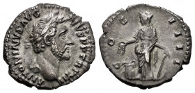Antoninus Pius. Denarius. 148-149 AD. Rome. (Ric-175). (Bmcre-657). (Rsc-284). Anv.: ANTONINVS AVG PIVS P P TR P XII, laureate head to right. Rev.: CO...