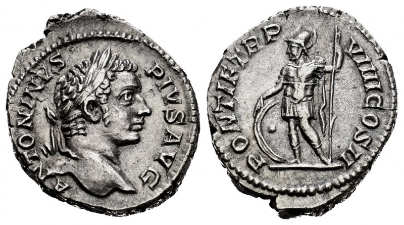 Caracalla. Denarius. 206 AD. Rome. (Spink-6862). (Ric-84). (Seaby-424). Rev.: PO...