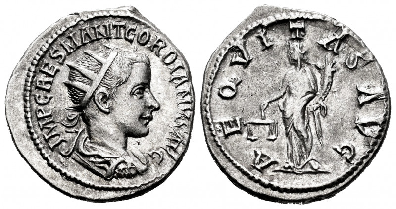 Gordian III. Antoninianus. 239 AD. Rome. (Spink-8600). (Ric-34). (Seaby-17). Rev...