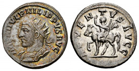 Philip I. Antoninianus. 244-249 AD. Antioch. (Ric-IV 81). (Rsc-4). Anv.: IMP M IVL PHILIPPVS AVG, radiate and cuirassed bust left, seen from front. Re...