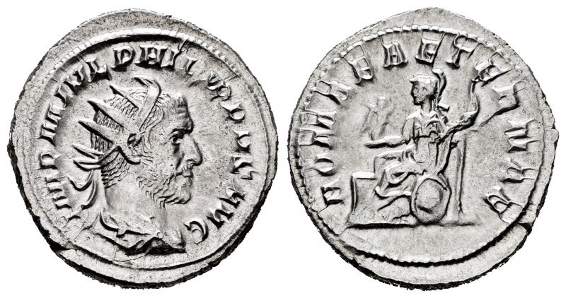 Philip I. Antoninianus. 244-247 AD. Rome. (Ric-IV 44b). (Rsc-169). Anv.: IMP M I...