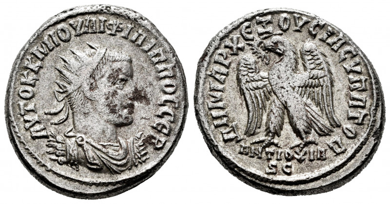 Philip I. Tetradrachm. 247-249 AD. Antioch. (Prieur-415). Anv.: AYTOK K M IOYL F...