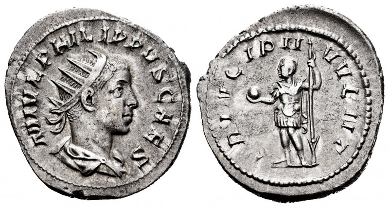 Philip II. Antoninianus. 244-246 AD. Rome. (Ric-218d). (Rsc-48). Anv.: M IVL PHI...