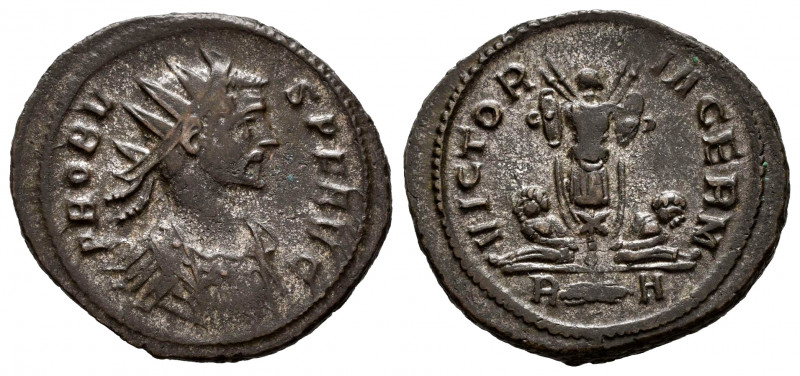 Probus. Antoninianus. 280 AD. Rome. (Ric-220). (Ch-773). Rev.: VICTORIA GERM, tr...