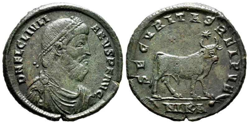 Julian II. Double maiorina. 360-363 AD. Nicomedia. (Ric-121). Anv.: D N FL CL IV...