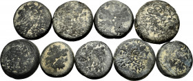 Set of 9 coins from the Ptolemaic Kingdom. Large bronzes Ae 32 - Ae 42, all different. Ae. TO EXAMINE. Almost F/Almost VF. Est...220,00. 


 SPANIS...