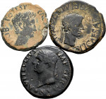 Lot of 3 coins, unit Vitellius and two other Iberian units. TO EXAMINE . Choice F/Almost VF. Est...60,00. 


 SPANISH DESCRIPTION: Lote de 3 moneda...