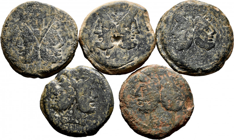 Lot of 5 units of the Roman Republic. TO EXAMINE. F/Choice F. Est...70,00. 

...