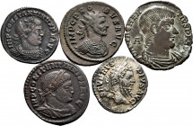 Lot of 5 coins of the Roman Empire, Follis of Magnetius, Probus, Constantine (2) and deanrius of Septimius Severus. TO EXAMINE. Est...70,00. 


 SP...