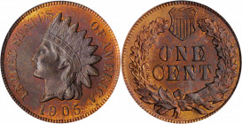 Indian Cent

1905 Indian Cent. MS-64 RD (PCGS). OGH.

PCGS# 2222. NGC ID: 2292.