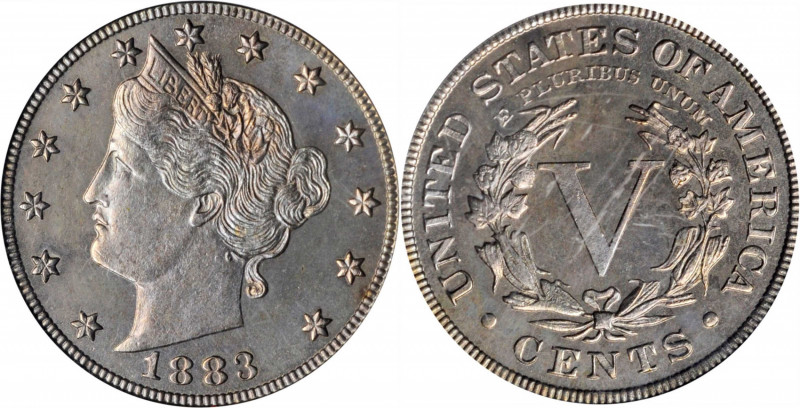 Liberty Head Nickel

1883 Liberty Head Nickel. With CENTS. Proof-65 (PCGS). OG...