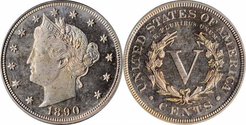 Liberty Head Nickel

1890 Liberty Head Nickel. Proof-62 (PCGS). CAC. OGH--Firs...