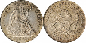 Liberty Seated Half Dollar

1853 Liberty Seated Half Dollar. Arrows and Rays. AU-53 (PCGS). OGH.

PCGS# 6275. NGC ID: 24JJ.