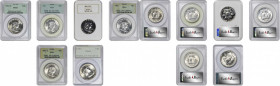 Franklin Half Dollar

Lot of (6) Certified Franklin Half Dollars.

Included are: 1954-D MS-65 (PCGS), OGH; 1961 Proof-64 (NGC), OH; 1961 MS-64 (PC...