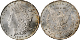 Morgan Silver Dollar

1888-S Morgan Silver Dollar. MS-63 (PCGS). OGH.

PCGS# 7186. NGC ID: 2557.