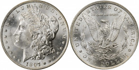 Morgan Silver Dollar

1897-S Morgan Silver Dollar. MS-64 (PCGS). OGH.

PCGS# 7250. NGC ID: 2567.