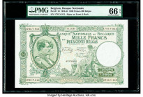 Belgium Banque Nationale de Belgique 1000 Francs-200 Belgas 31.12.1942 Pick 110 PMG Gem Uncirculated 66 EPQ. 

HID09801242017

© 2020 Heritage Auction...