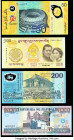 Bhutan, Malaysia, Philippines and Sri Lanka Group of 4 Commemorative Examples Crisp Uncirculated. Lot includes commemorative folders for all four exam...