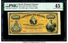 Brazil Thesouro Nacional 500 Reis ND (1874) Pick A242 PMG Choice Extremely Fine 45. 

HID09801242017

© 2020 Heritage Auctions | All Rights Reserved