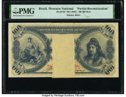 Brazil Thesouro Nacional 100 Mil Reis ND (1901) Pick 62 Partial Reconstruction PMG Holder. 

HID09801242017

© 2020 Heritage Auctions | All Rights Res...