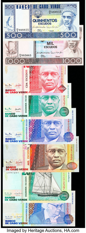 Cape Verde Banco De Cabo Verde Group Lot of 16 Examples Crisp Uncirculated. 

HI...