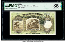 Chile Banco Central de Chile 10 Pesos = 1 Condor 10.12.1925 Pick 74 PMG Choice Very Fine 35 EPQ. 

HID09801242017

© 2020 Heritage Auctions | All Righ...