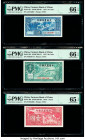 China Group Lot of 5 Graded Examples PMG Gem Uncirculated 66 EPQ (2); Gem Uncirculated 65 EPQ (2); Choice Uncirculated 64 EPQ. 

HID09801242017

© 202...