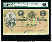 Cuba Banco Espanol De La Isla De Cuba 50 Pesos 1896 Pick 50a PMG Choice Extremely Fine 45. 

HID09801242017

© 2020 Heritage Auctions | All Rights Res...