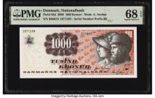 Denmark National Bank 1000 Kroner 2006 Pick 64d PMG Superb Gem Unc 68 EPQ. 

HID09801242017

© 2020 Heritage Auctions | All Rights Reserved