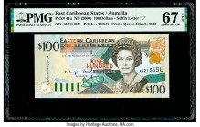 East Caribbean States Central Bank, Anguilla 100 Dollars ND (2000) Pick 41u PMG Superb Gem Unc 67 EPQ. 

HID09801242017

© 2020 Heritage Auctions | Al...