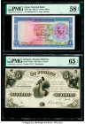 Egypt, Hungary, Greece & German States Group Lot of 4 Examples PMG Choice About Unc 58 EPQ; Gem Uncirculated 65 EPQ; Very Fine 25; About Uncirculated ...