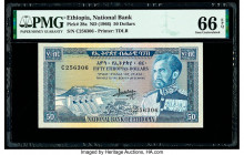 Ethiopia National Bank 50 Dollars ND (1966) Pick 28a PMG Gem Uncirculated 66 EPQ. 

HID09801242017

© 2020 Heritage Auctions | All Rights Reserved
