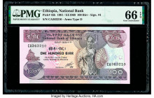 Ethiopia National Bank 100 Birr ND (1991) Pick 45b PMG Gem Uncirculated 66 EPQ. 

HID09801242017

© 2020 Heritage Auctions | All Rights Reserved