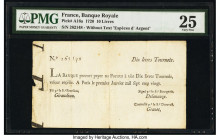 France La Banque Royale 10 Livres 1720 Pick A16a PMG Very Fine 25. Tears.

HID09801242017

© 2020 Heritage Auctions | All Rights Reserved