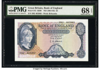Great Britain Bank of England 5 Pounds ND (1961-63) Pick 372 PMG Superb Gem Unc 68 EPQ. 

HID09801242017

© 2020 Heritage Auctions | All Rights Reserv...