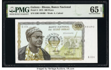 Guinea-Bissau Banco Nacional da Guine-Bissau 500 Pesos 24.9.1975 Pick 3 PMG Gem Uncirculated 65 EPQ. 

HID09801242017

© 2020 Heritage Auctions | All ...