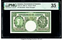 Jamaica Government of Jamaica 1 Pound 19.5.1960 Pick 47 PMG Choice Very Fine 35. 

HID09801242017

© 2020 Heritage Auctions | All Rights Reserved
