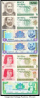 Nicaragua Banco Central Group of 13 Examples Pick 171-178 Crisp Uncirculated. Pick 173; 174; and 178 have creases as made (3 examples).

HID0980124201...