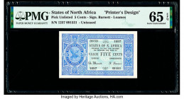 North Africa States of North Africa 5 Cents ND Pick UNL Printer's Design PMG Gem Uncirculated 65 EPQ. 

HID09801242017

© 2020 Heritage Auctions | All...