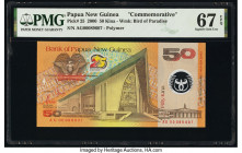 Papua New Guinea Bank of Papua New Guinea 50 Kina 2000 Pick 25 Commemorative PMG Superb Gem Unc 67 EPQ. 

HID09801242017

© 2020 Heritage Auctions | A...