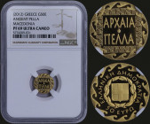 GREECE: 50 Euro (2012) in gold (0,999) commemorating the Ancient Pella / Macedonia. Inside slab by NGC "PF 69 ULTRA CAMEO". Accompanied by its officia...