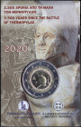 GREECE: 2 Euro (2020) in bi-metallic, commemorating 2500 Years since the battle of Thermopyle. Inside wallet blister. Maximum mintage of 10000 coins. ...