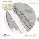 FINLAND: Euro coin set (2012/II) composed of 1 Cent to 2 Euro (9 coins) of which the two 2 Euro coins commemorate the 10th Anniversary of the Euro coi...
