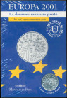 FRANCE: 1 euro (2001) in silver (0,900) commemorating the last year of the French Franc. Inside special case from Monnaie de Paris. (KM 1265.1). Brill...