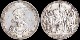 GERMAN STATES / PRUSSIA: 3 Mark (1913 A) commemorative coin in silver (0,900) for "100 years - Defeat of Napoleon". Obv: Eagle with snake in talons, d...