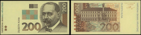 CROATIA: Progressive proofs of front and back of 200 Kuna (31.10.1993) in brown and multicolor on yellow paper. Front and back are separate. Printed b...