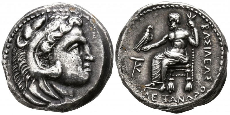 Kings of Macedon. Kition. Alexander III "the Great" 336-323 BC.
Tetradrachm AR...
