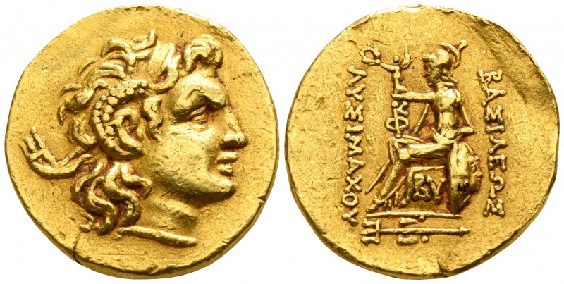 Kings of Thrace. Byzantion. Lysimachos 305-281 BC.
Stater AR

20mm., 8,38g.
...