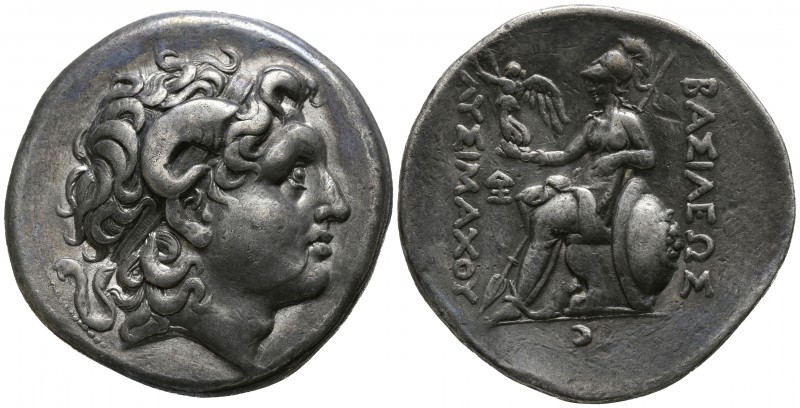 Kings of Thrace. Lampsakos. Lysimachos 305-281 BC.
Tetradrachm AR

31mm., 16,...