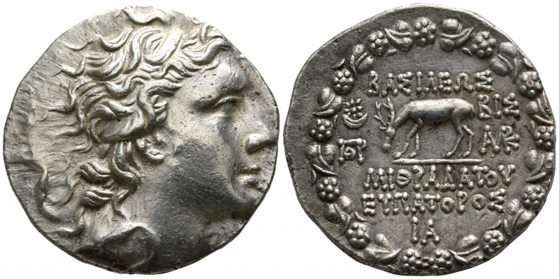 Kings of Pontus. Pergamon. Mithradates VI Eupator 120-63 BC.
Tetradrachm AR

...